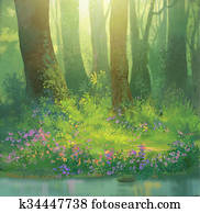 in the forest in the forest