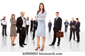 joven, atractivo, empresarios, -, el, élite, equipo negocio