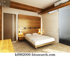 modernes, schalfzimmer modernes, schalfzimmer