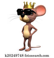 3d King mouse 3d King mouse