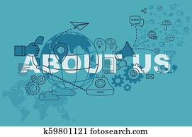 About us website banner concept About us website banner concept