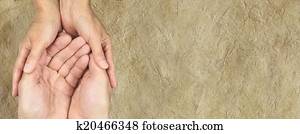Charity Parchment web banner Charity Parchment web banner