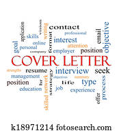 Cover Letter Word Cloud Concept Cover Letter Word Cloud Concept