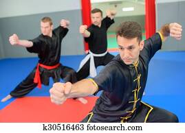 Martial arts class Martial arts class