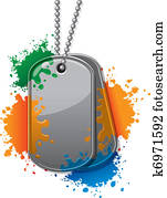 Painball army tags Painball army tags