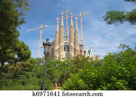 Sagrada Familia in Barcelona, Spain Sagrada Familia in Barcelona, Spain