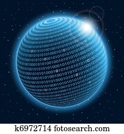 technologie, planet technologie, planet