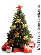 weihnachtsbaum, in, winterbilder weihnachtsbaum, in, winterbilder