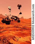 3D Rendering Mars Rover