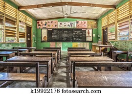 Classroom in Ghana, West Africa