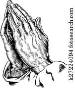 Praying Hands Vector Praying Hands Vector
