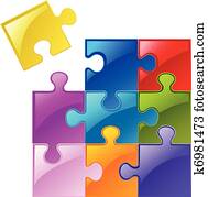 Puzzle pieces Puzzle pieces