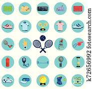 Tennis sport set Tennis sport set