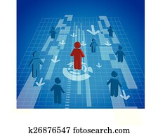 a, mananseende, ikon