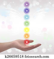 Healing Hands and seven chakras