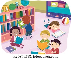 stickman, gosses, temps lecture, préscolaire