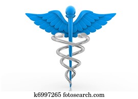 símbolo, de, medicine	