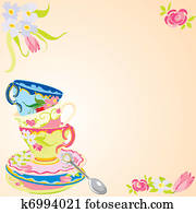 Tea party invitation Tea party invitation