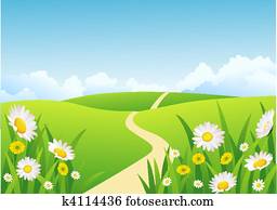 bonito, natureza, fundo