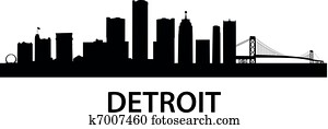 Skyline Detroit Skyline Detroit