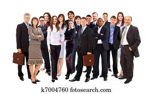 Young attractive business people - the elite business team Young attractive business people - the elite business team