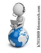 3d small people - global manager