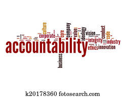 accountability, palabra, nube