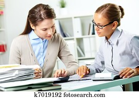 Accountants at work Accountants at work