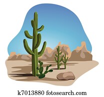 Cactus and Desert 