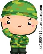 Soldier Clipart | Our Top 1000+ Soldier EPS Images | Fotosearch