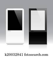 interactivo, pantalla del tacto