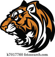 Tiger Mascot Graphic Tiger Mascot Graphic