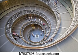 Spiral Staircase in the Vatican Museum Spiral Staircase in the Vatican Museum