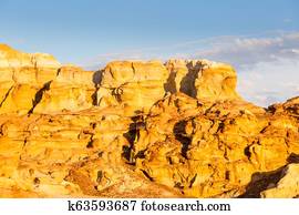 Yadan landform closeup in xinjiang