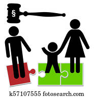 אבא, מאבד, פיקוח של ילד