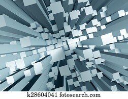 Abstract mosaic 3d background