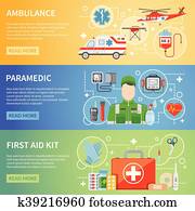 Paramedic Horizontal Banners