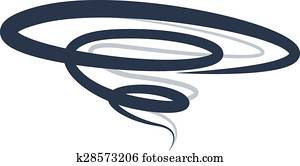 tornado, spirale, vektor, symbol, symbol, von, orkan tornado, spirale, vektor, symbol, symbol, von, orkan