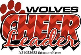 wolves cheerleader wolves cheerleader