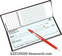 Checkbook ballpoint pen Checkbook ballpoint pen