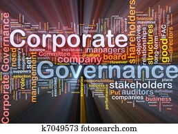 Corporate governance background concept glowing Corporate governance background concept glowing