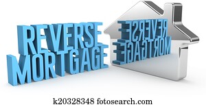 Home Reverse Mortgage house concept Home Reverse Mortgage house concept