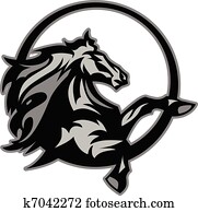 Mustang Stallion Graphic Mascot Ima Mustang Stallion Graphic Mascot Ima