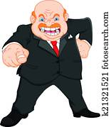 angry boss (businessman) angry boss (businessman)