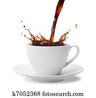 bohnenkaffee, spritzen bohnenkaffee, spritzen