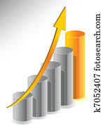 business growth illustration design business growth illustration design
