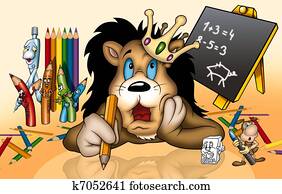 Lion in School Lion in School