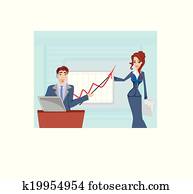 office workers at work