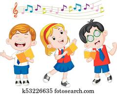 school children singing school children singing
