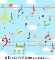 vector birds and music vector birds and music